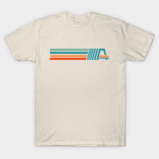 Retro Stripes Contemporary Resort T-Shirt